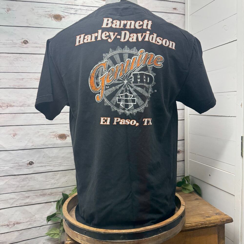 Harley-Davidson Genuine Classic Motorcycle XL T-Shirt Barnett El Paso Texas 2013